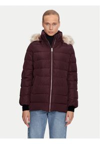 TOMMY HILFIGER - Tommy Hilfiger Kurtka puchowa WW0WW43600 Fioletowy Regular Fit. Kolor: fioletowy. Materiał: syntetyk #1