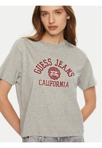 Guess Jeans T-Shirt W5RI43 K8HM0 Szary Regular Fit. Kolor: szary. Materiał: bawełna #3