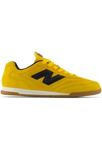 Buty męskie New Balance URC42BC – żółte. Okazja: na co dzień. Kolor: żółty. Materiał: materiał, skóra, syntetyk, guma. Szerokość cholewki: normalna