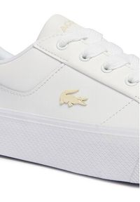 Lacoste Sneakersy Ziane Platform 50CFA0033 Biały. Kolor: biały. Materiał: skóra. Obcas: na platformie #4
