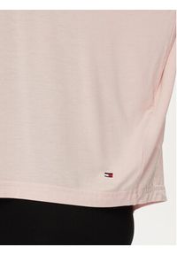 TOMMY HILFIGER - Tommy Hilfiger Koszulka piżamowa UW0UW05196 Różowy Relaxed Fit. Kolor: różowy
