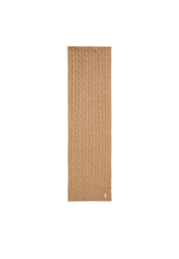 Polo Ralph Lauren Szalik 455956296003 Beżowy. Kolor: beżowy. Materiał: wełna