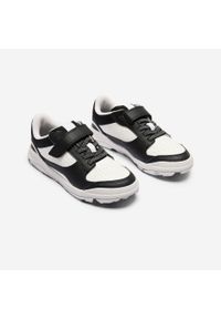 Buty sportowe dla dzieci Decathlon Playventure Yard. Zapięcie: rzepy. Kolor: biały, wielokolorowy, czarny. Materiał: kauczuk, skóra. Szerokość cholewki: normalna