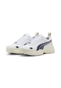 Puma - Sneakersy unisex Cilia Mode Lux PUMA White Navy Warm Blue. Kolor: biały, wielokolorowy, niebieski