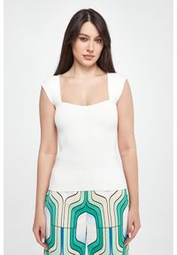 Marella - Top damski prążkowany Mosella MARELLA. Materiał: prążkowany