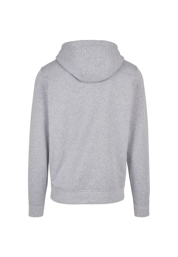BUILD YOUR BRAND - Bluza Z Kapturem Unisex Dla Dorosłych. Typ kołnierza: kaptur. Kolor: szary