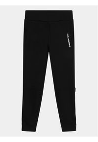 Karl Lagerfeld Kids Spodnie dresowe Z24162 S Czarny Regular Fit. Kolor: czarny. Materiał: bawełna