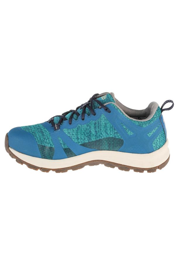 keen - Buty trekkingowe damskie Keen Terradora II WP. Zapięcie: sznurówki. Kolor: niebieski. Materiał: materiał, tkanina. Szerokość cholewki: normalna
