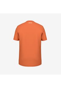 Koszulka sportowa męska Head Club Carl. Kolor: pomarańczowy. Materiał: bawełna, poliester. Długość rękawa: krótki rękaw. Długość: krótkie