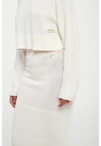 Armani Exchange - Spódnica midi wełniana ARMANI EXCHANGE. Materiał: wełna #5