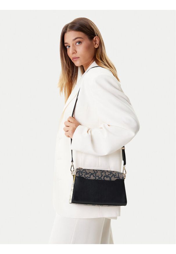 Tous - TOUS Torebka Kaos Icon 2002287551 Czarny. Kolor: czarny. Materiał: skórzane