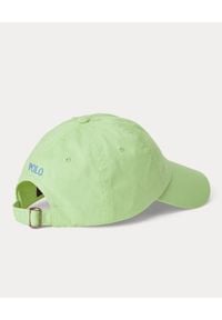 Ralph Lauren - RALPH LAUREN - Zielona czapka z daszkiem Chino. Kolor: zielony. Materiał: bawełna. Wzór: napisy, haft #3