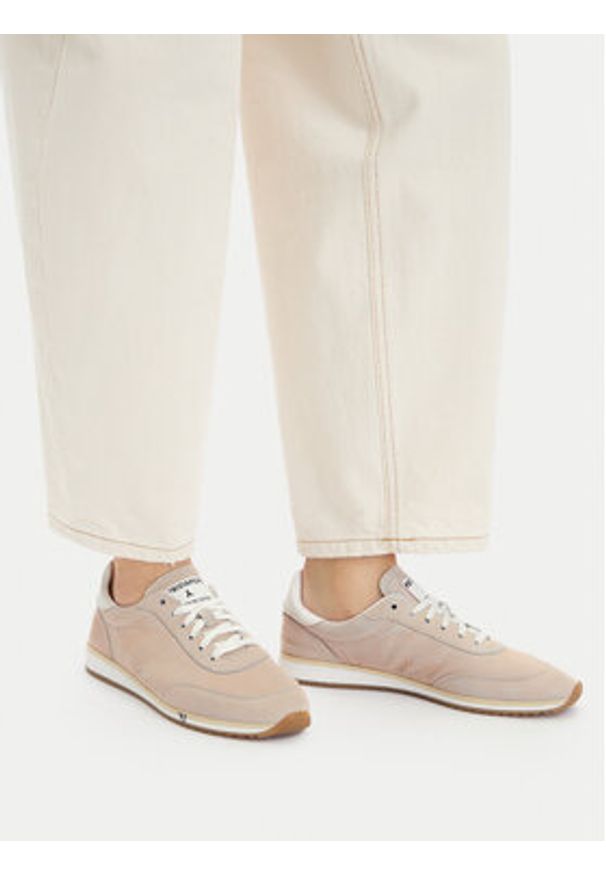 Patrizia Pepe Sneakersy 2Z0074/L055-R890 Różowy. Kolor: różowy. Materiał: skóra, zamsz