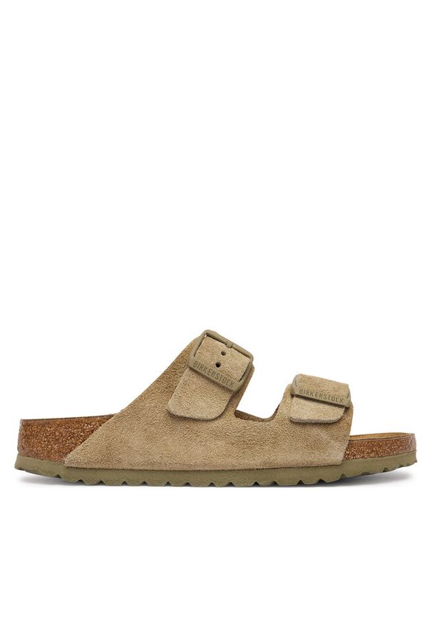 Klapki Birkenstock. Kolor: brązowy