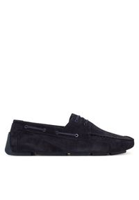 Calvin Klein Mokasyny Driver Boat Su HM0HM02084 Granatowy. Kolor: niebieski. Materiał: zamsz, skóra #1