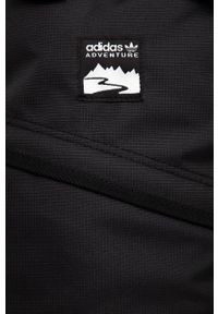 adidas Originals plecak kolor czarny duży gładki. Kolor: czarny. Materiał: poliester. Wzór: gładki
