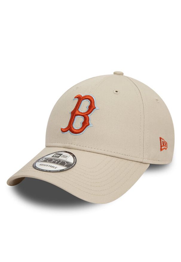 New Era Czapka z daszkiem Mlb Patch 940 Red Sox 60503511 Beżowy. Kolor: beżowy. Materiał: materiał