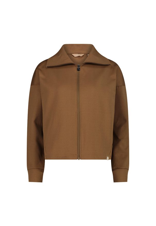 Kurtka damska z zamkiem z przodu CMP. Kolor: brązowy. Sport: turystyka piesza