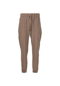 Damskie spodnie dresowe Athlecia Austberg. Kolor: beżowy, wielokolorowy, brązowy. Materiał: dresówka. Sport: fitness #1