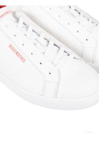 Bikkembergs Sneakersy "Saul" | B4BKM0169 | Saul | Mężczyzna | Biały, Czerwony. Kolor: biały, wielokolorowy, czerwony. Materiał: skóra ekologiczna. Wzór: nadruk, aplikacja #3
