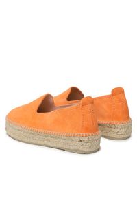 Manebi Espadryle Double Sole Espadrilles R 3.8 D0 Pomarańczowy. Kolor: pomarańczowy. Materiał: skóra, zamsz