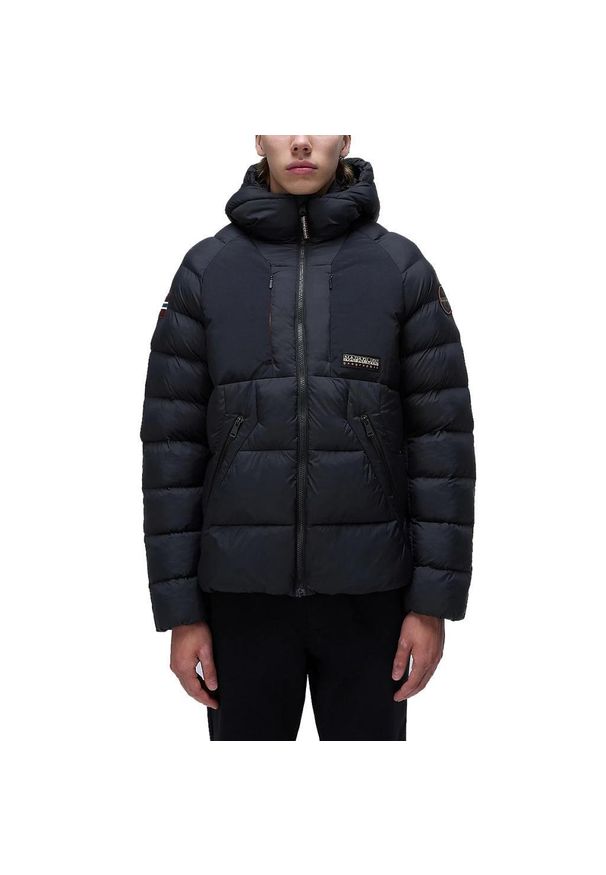 Napapijri - Kurtka NAPAPIJRI A-MOESA PUF Czarny. Kolor: czarny. Materiał: tkanina