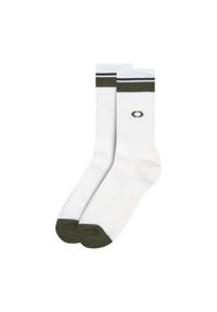Skarpetki turystyczne długie unisex Oakley Essential Socks 3 pary. Kolor: biały