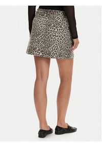 only - ONLY Spódnica jeansowa Amazing 15371282 Beżowy Regular Fit. Kolor: beżowy. Materiał: bawełna #4