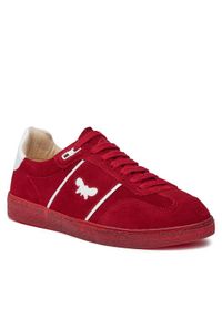 Weekend Max Mara Sneakersy Pacocolor 24157610946 Czerwony. Kolor: czerwony. Materiał: zamsz, skóra #1