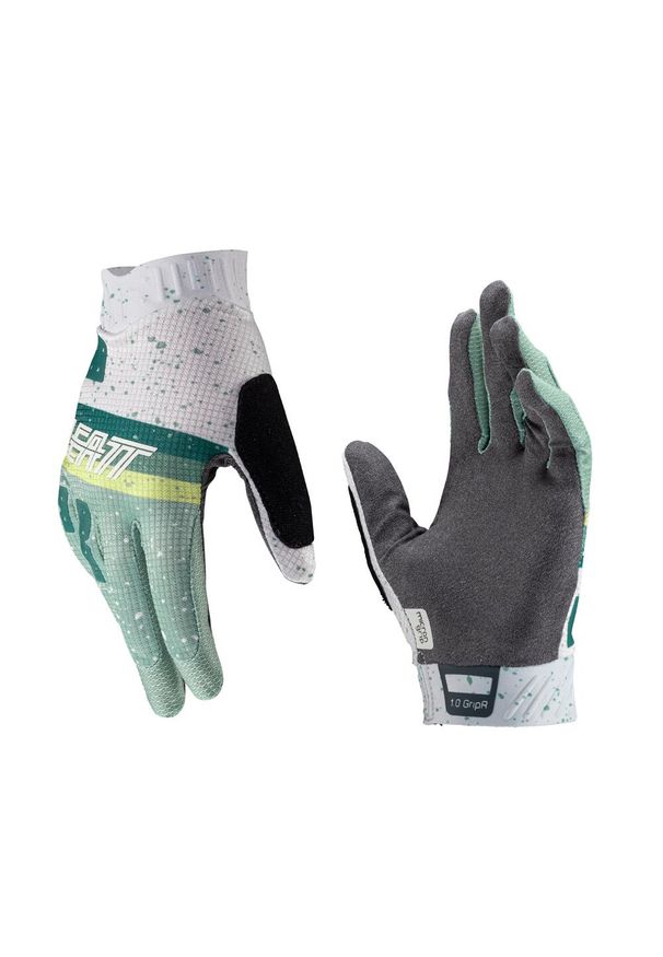 Rękawice rowerowe dziecięce LEATT Glove MTB 1.0 GripR Junior. Kolor: zielony
