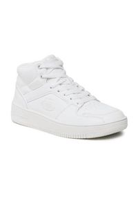Champion - Buty na co dzień męskie CHAMPION REBOUND MID wysokie eko skóra. Okazja: na co dzień. Wysokość cholewki: za kostkę. Zapięcie: sznurówki. Kolor: biały. Materiał: skóra. Szerokość cholewki: normalna. Sport: turystyka piesza #2