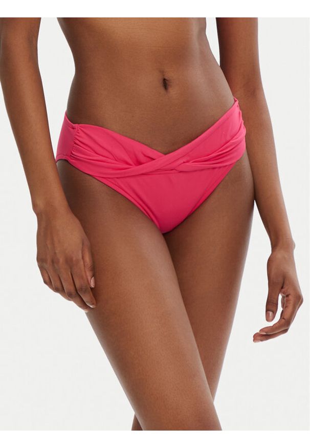 Seafolly Dół od bikini S. Collective 44320-942 Różowy. Kolor: różowy. Materiał: syntetyk