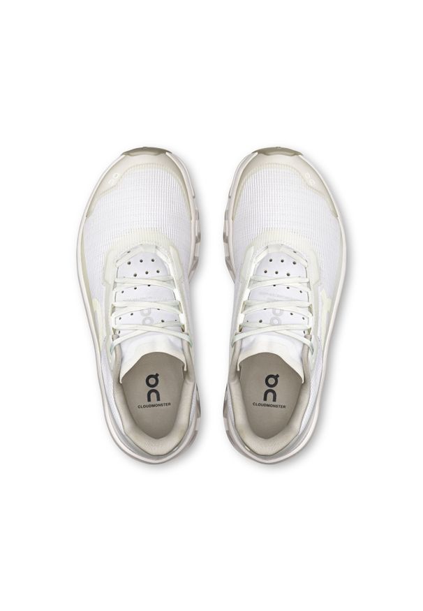 On - ON Cloudmonster Void W White | White Buty damskie do biegania. Okazja: na co dzień. Kolor: biały. Szerokość cholewki: normalna. Sport: bieganie, fitness