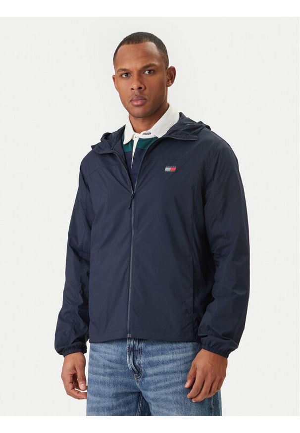 Tommy Jeans Kurtka przejściowa DM0DM23112 Granatowy Regular Fit. Kolor: niebieski. Materiał: syntetyk