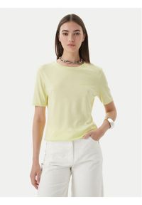Patrizia Pepe T-Shirt 2M4542/J419-Y841 Żółty Regular Fit. Kolor: żółty. Materiał: bawełna #1