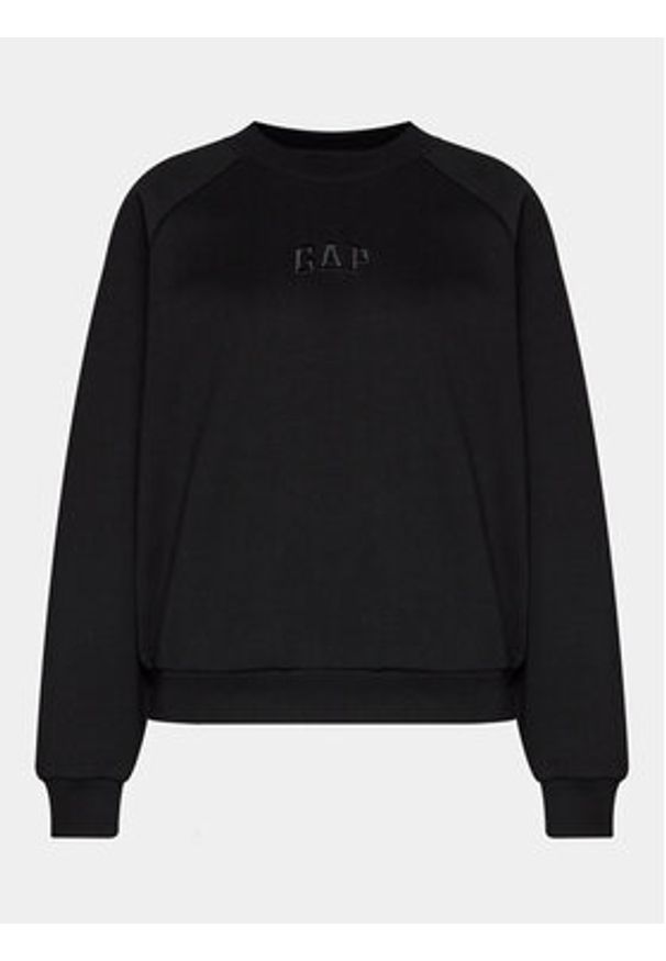 GAP - Gap Bluza 765585-08 Czarny Regular Fit. Kolor: czarny. Materiał: bawełna