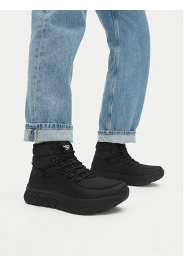 Reebok Śniegowce H1-048 WW Czarny. Kolor: czarny. Materiał: materiał