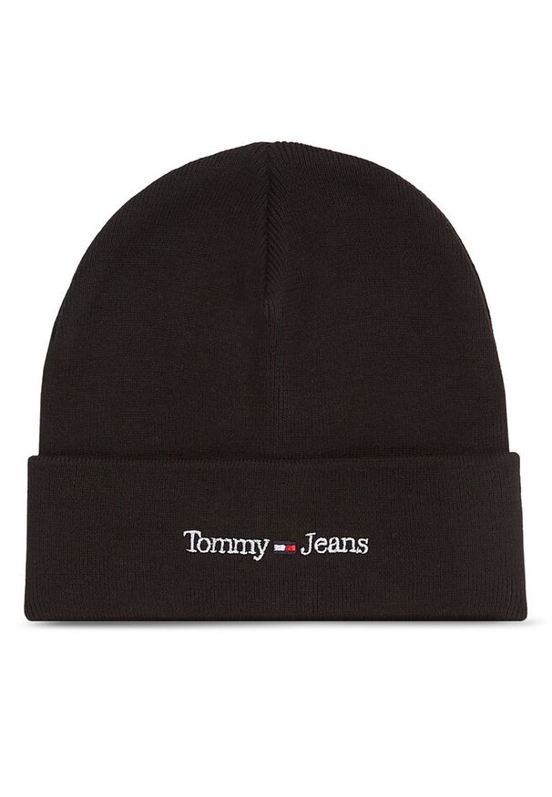 Czapka Tommy Jeans. Kolor: czarny