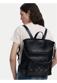 Desigual Plecak 25SAKP22 Czarny. Kolor: czarny. Materiał: skóra #6