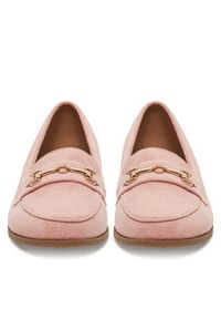 DeeZee Loafersy HXG2106-27 Różowy. Kolor: różowy. Materiał: materiał