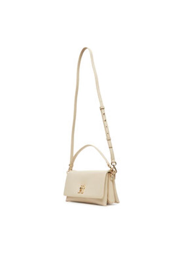 TOMMY HILFIGER - Tommy Hilfiger Torebka Th Modern Conv Crossover AW0AW17465 Beżowy. Kolor: beżowy. Materiał: skórzane