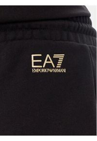 EA7 Emporio Armani Szorty sportowe 7W000108 AF12473 MC004 Czarny Loose Fit. Kolor: czarny. Materiał: bawełna #4