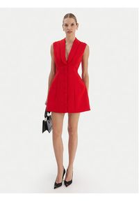 BARDOT - Bardot Sukienka koktajlowa Destene 59724DB Czerwony Slim Fit. Kolor: czerwony. Materiał: syntetyk. Styl: wizytowy #4