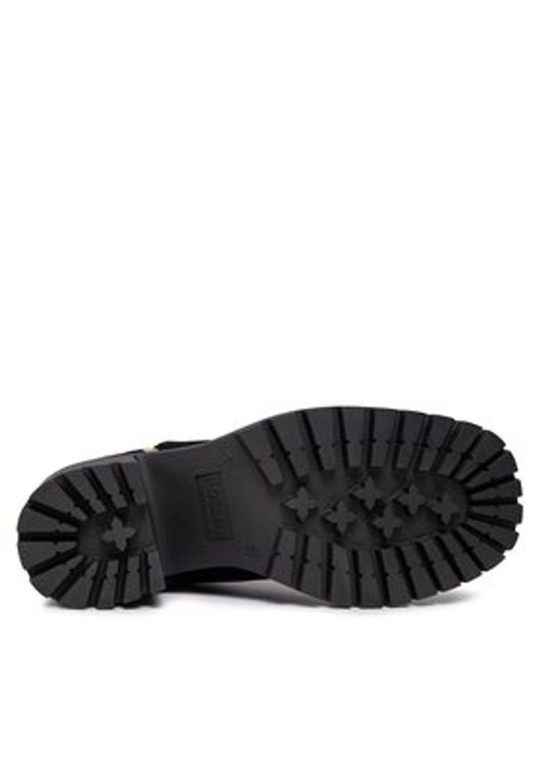 Pollini Botki SA21198G0HTA0000 Czarny. Kolor: czarny. Materiał: skóra, zamsz