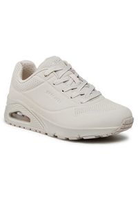 skechers - Skechers Sneakersy Uno Stand On Air 3690/OFWT Écru. Materiał: skóra #4