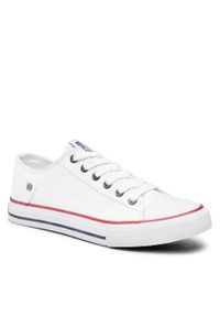 BIG STAR SHOES - Trampki Big Star Shoes DD174271 White. Kolor: biały. Materiał: materiał