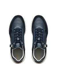 Geox Sneakersy New Aneko Abx D36LPB 05422 C4002 Granatowy. Kolor: niebieski. Materiał: skóra