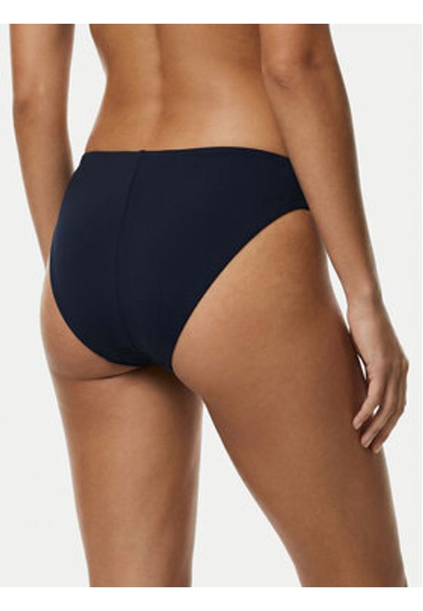 Lauren Ralph Lauren - LAUREN RALPH LAUREN Dół od bikini 20601051 Granatowy. Kolor: niebieski. Materiał: syntetyk