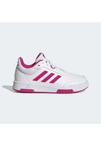 Adidas - Buty do biegania dla dzieci adidas Tensaur Sport 2.0 K. Kolor: czarny, biały, wielokolorowy, różowy. Materiał: materiał