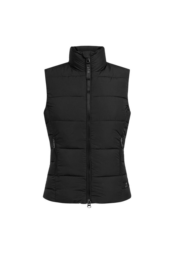 Kurtka jeździecka bez rękawów ELT Oxford. Kolor: czarny. Materiał: puch. Długość rękawa: bez rękawów. Styl: elegancki